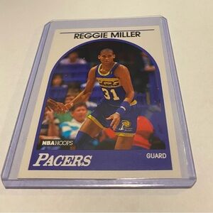 Reggie Miller 1989 Hoops Basketball Card #29 2nd Year* Vintage collectible